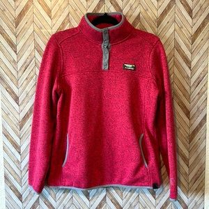 L.L.Bean Pink Pullover Size M